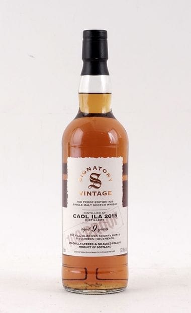 2015 Signatory Vintage 100 Proof Edition...