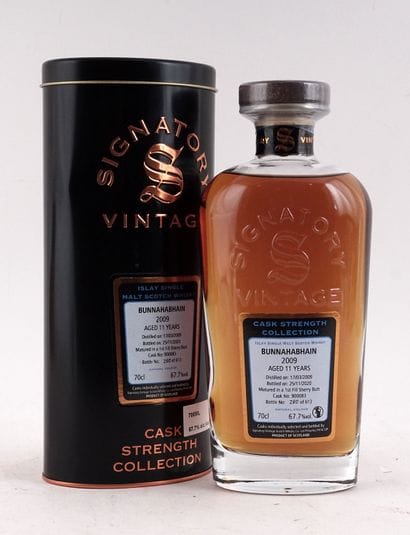 Bunnahabhain	 2009 Signatory Vintage 	Cask...