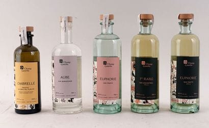 Distillerie Fils du Roy Champ Gauche Ombrelle...