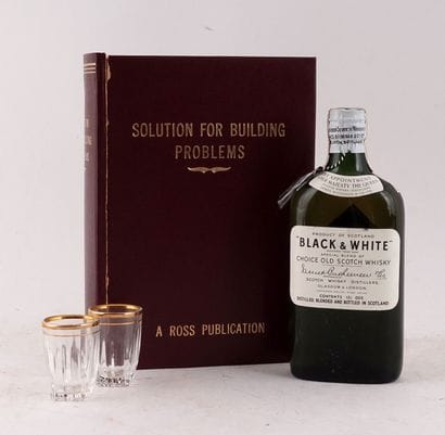 James Buchanan Co. Black White Old Scotch...