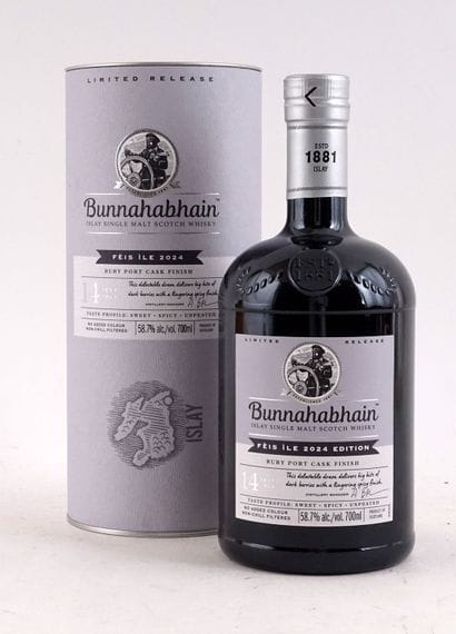 Bunnahabhain 	14 year old 	Feis Ile Edition...