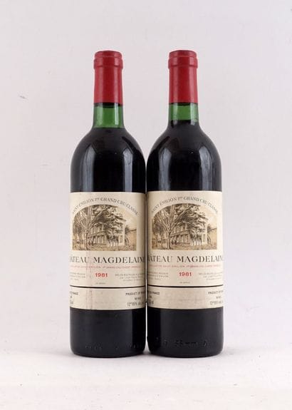 Château Magdelaine 1981 - 2 bouteilles
