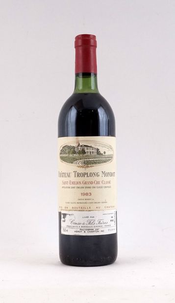 Château Troplong Mondot 1983 - 1 bouteil...