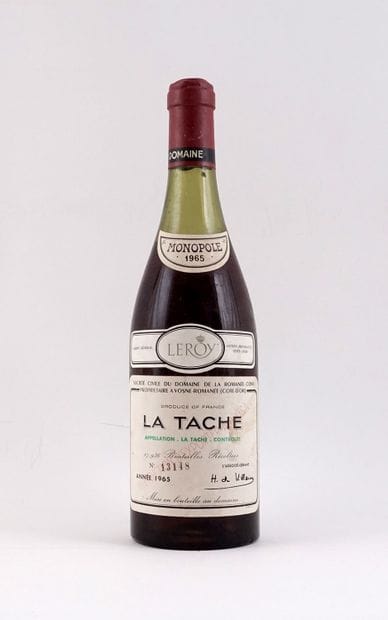 La Tâche 1965
La Tâche Appellation Contrôlée
Société...