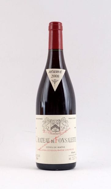 Château de Fonsalette Réservé 2008 - 1 b...