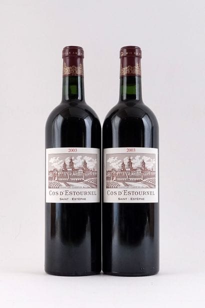 Château Cos d'Estournel 2003 - 2 bouteil...