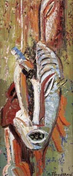 ROUSSEAU, Albert (1908-1982)
Masque Huile...