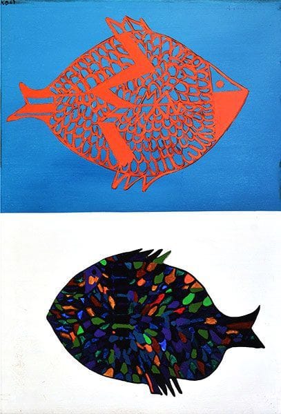 BRUNEAU, Marguerite Kittie (1929-)
Poissons...