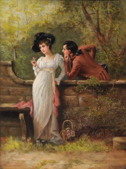 STONE, Marcus (1840-1921)
«The Trystiny place»...