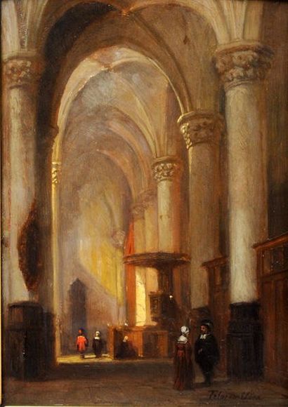 TETAR VAN ELVEN, Jan Baptist (1805-1879)
Intérieur...