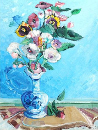 TREMBLÉ, Léo-Paul (1923-)
«Nature morte au...
