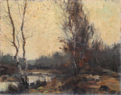 VAN DOREN, Emile (1865-1949)
Bord de lac...