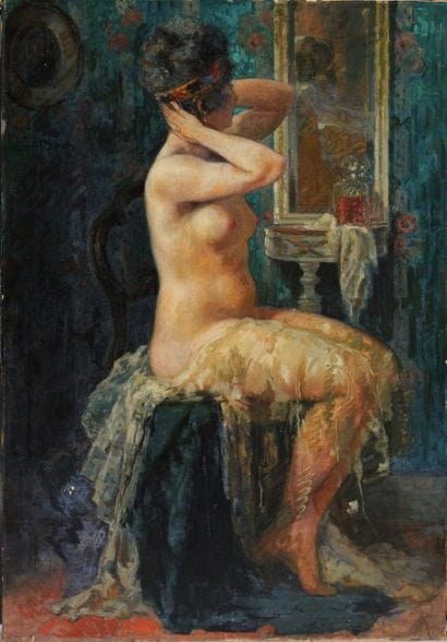 BAES, Emile (1879-1954)
Coiffure Huile sur...