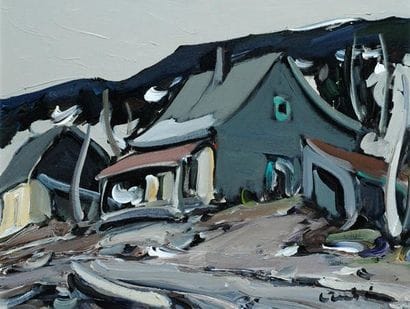 CANTIN, Roger (1930-)
Vieille maison Huile...