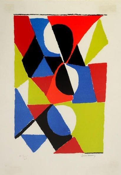 DELAUNAY, Sonia (1885-1979)
Abstraction Lithographie...