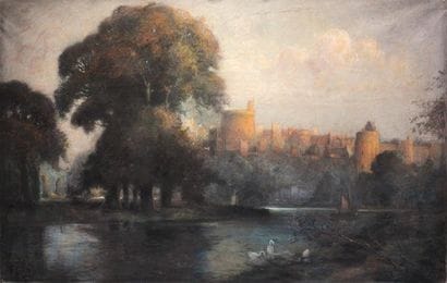 ÉCOLE ANGLAISE XIXème
Près du château Pastel...