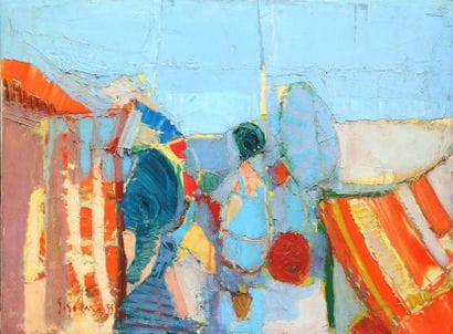 GODARD, Gabriel (1933-)
Bord de mer Huile...