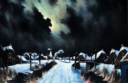 KOSTER, Antonius Henricus (Toon dit)(1913-1990)
Paysage...