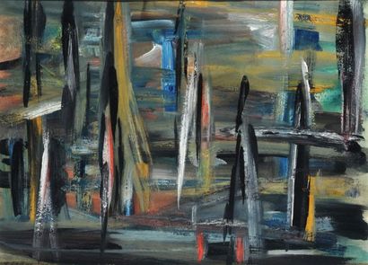 LEDUC, Fernand (1910-)
Abstraction Gouache...