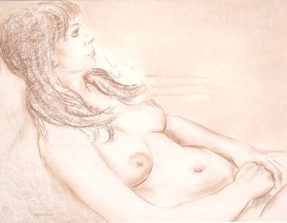 MUHLSTOCK, Louis (1904-2001)
Nue Pastel sur...