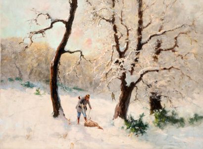 NEOGRADY, Antal (1861-1942)
Chasseur et sa...