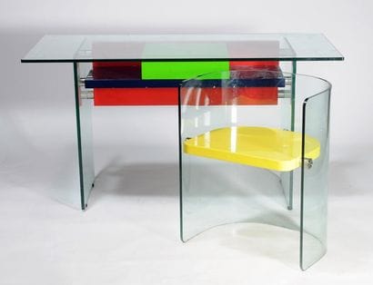 Travail italien, circa 1980
Exceptionel bureau...