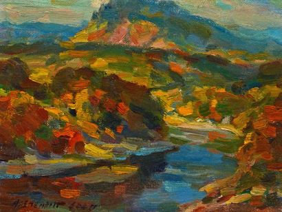 SHERRIFF-SCOTT, Adam (1887-1980) Méandres...