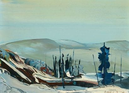 GAGNON, René (1927-) Paysage Huile sur isorel...