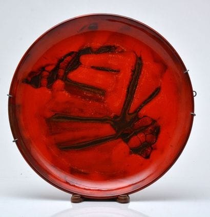 VERMETTE, Claude (1930-2006) Assiette en...