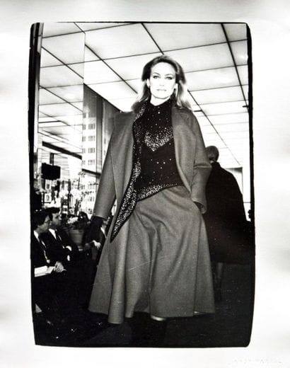 WARHOL, Andy (1928-1987) Fashion show Tirage...