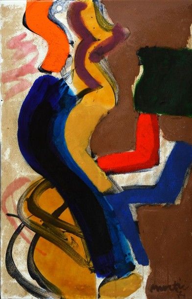 MURTIC, Edo (1921-2004) Composition 1972...