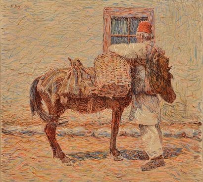 BOCARIC, Spiro (1878-1941) Le marchand et...