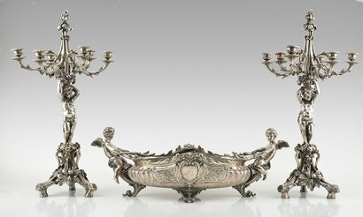 CHRISTOFLE - CIRCA 1870
Ensemble en métal...