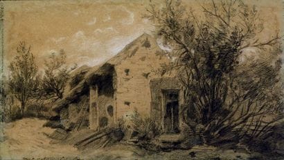 ROUSSEAU, Théodore (1812-1867) La maison...