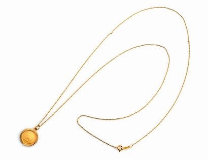 OR 14K ET 10K
Pendentif en or jaune 14K du...