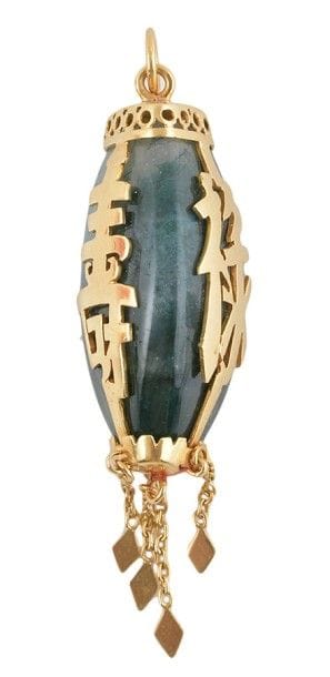 OR 18K ET QUARTZ
Pendentif en or jaune 18K...