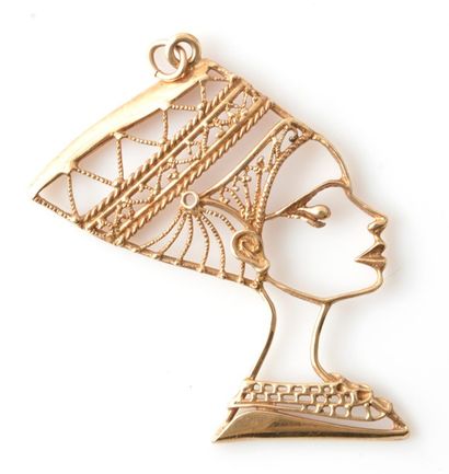 OR 18K
Pendentif en or jaune 18K à l'effigie...
