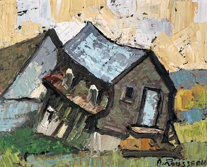 ROUSSEAU, Albert (1908-1982) Sans titre Huile...
