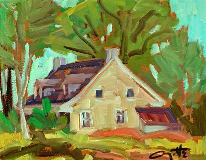 AYOTTE, Léo (1909-1976) Sans titre Huile...