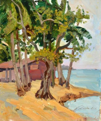TATOSSIAN, Armand (1951-2012) Arbres Huile...