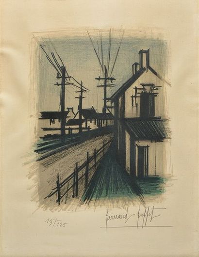 BUFFET, Bernard (1928-1999) Sans titre Lithographie...