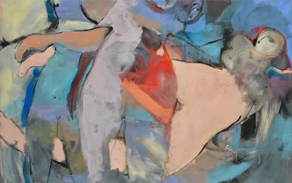 CRIQUET, Franky (1968-) Nue Huile sur toile...