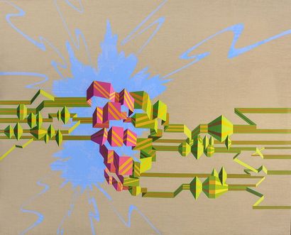 WASSERBAUER, Nathan (1974-) Sans Titre Acrylique...