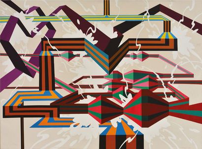 WASSERBAUER, Nathan (1974-) Sans titre Acrylique...