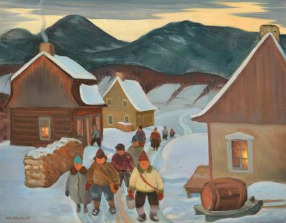 PALARDY, Joseph Jean Albert (1905-1991) Coucher...