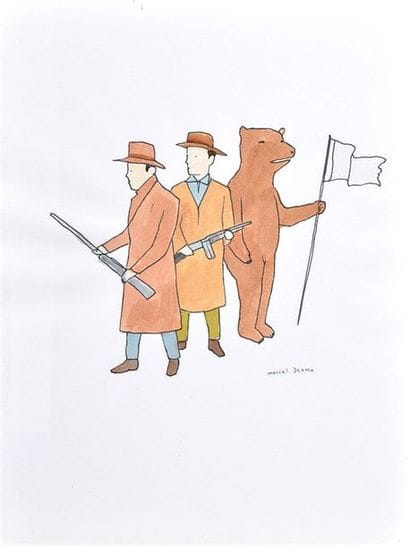 DZAMA, Marcel (1974-) Capitulation Aquarelle...