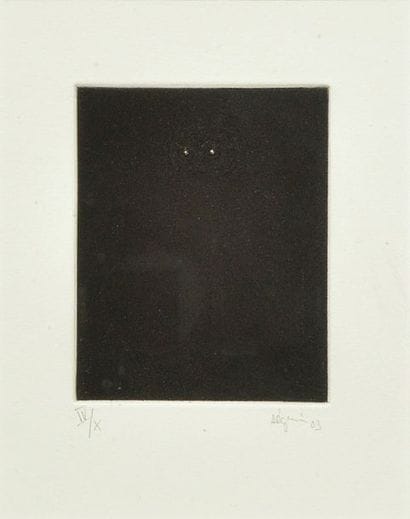 SÉGUIN, Marc (1970-) Hibou Eau-forte Signée...