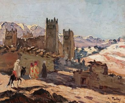 PONTOY, Henri Jean (1888-1968) Scène orientaliste...