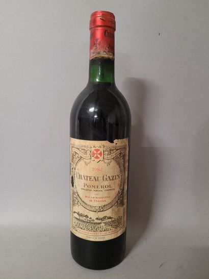 1 blle Ch. GAZIN Pomerol 1982