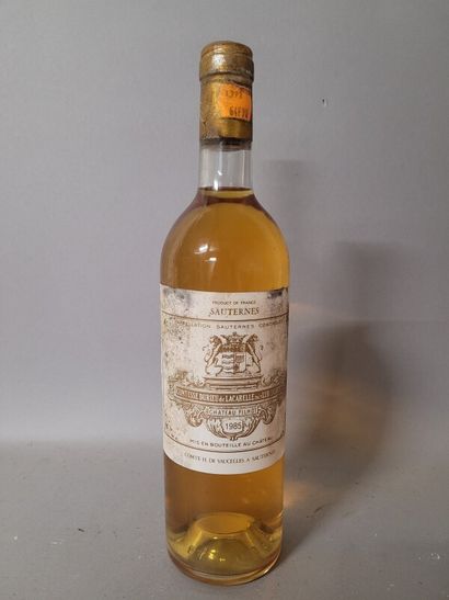 1 blle Ch. FILHOT Sauternes 1985